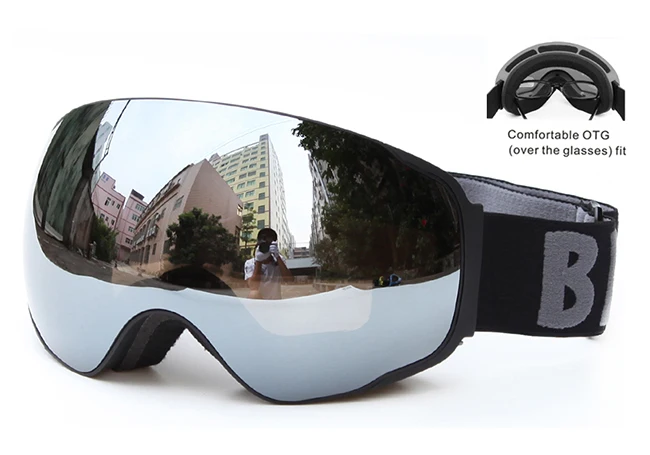 Лидер продаж, очки для катания на лыжах и мотоцикле с большим сферическим ремешком, очки для катания на сноуборде Googles SNOW-4200