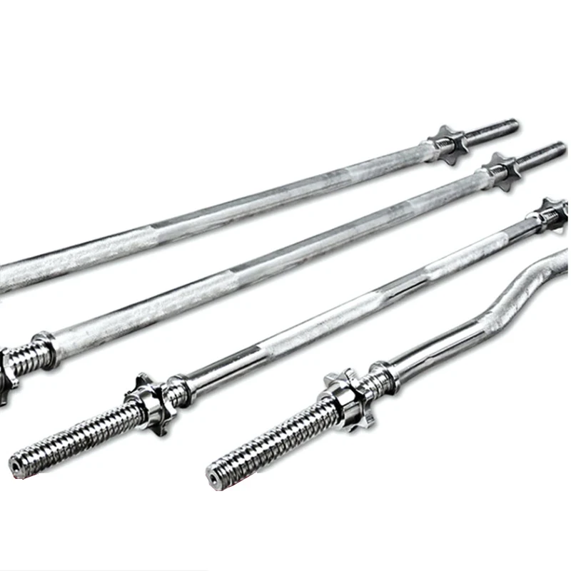 High quality wholesale straight barbell pesas gym used barra 1.8m barra de pesa