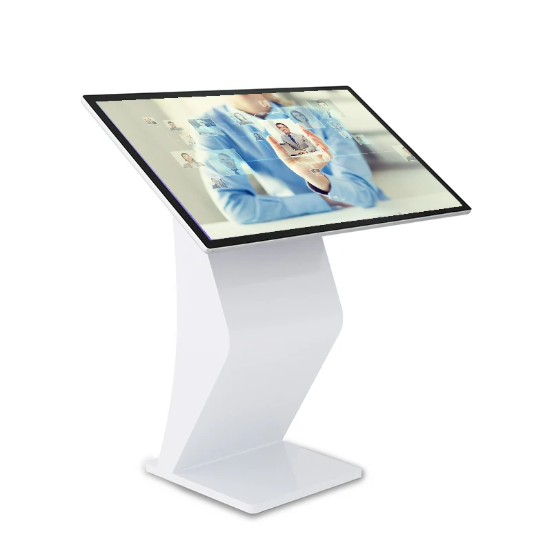 65 inch landscape self service android IR touch kiosk for hotel