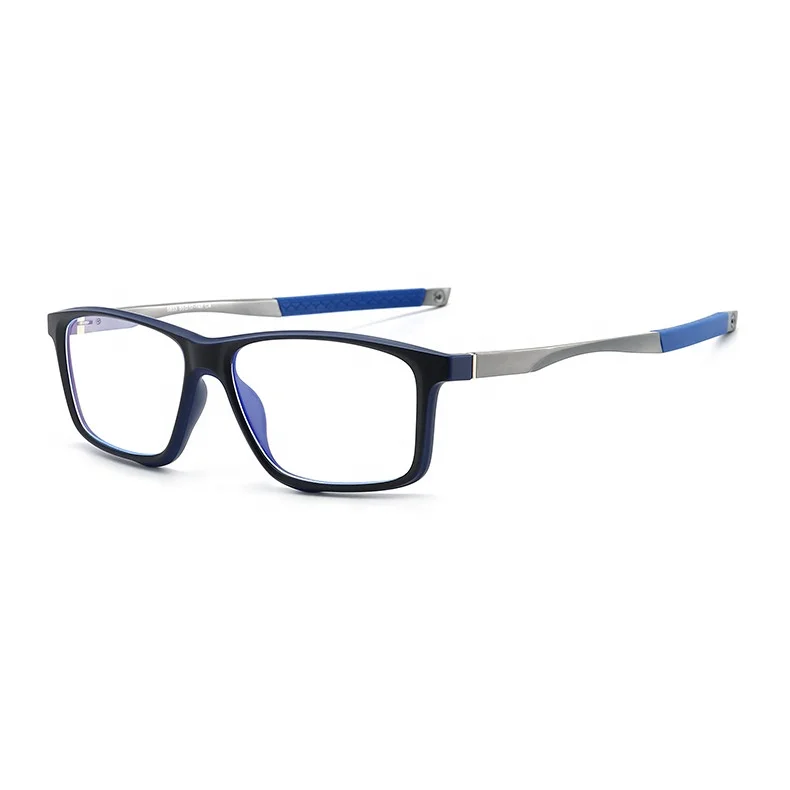 Очки с металлической оправой TR90 для мужчин, спортивные оптические очки с защитой от синего света, для активного отдыха