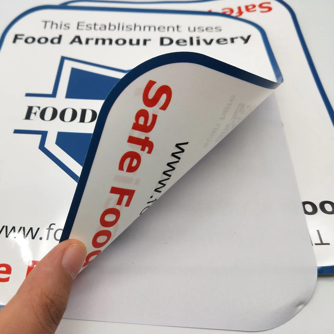 Custom Self Adhesive Vinyl Double Sided Window Sticker