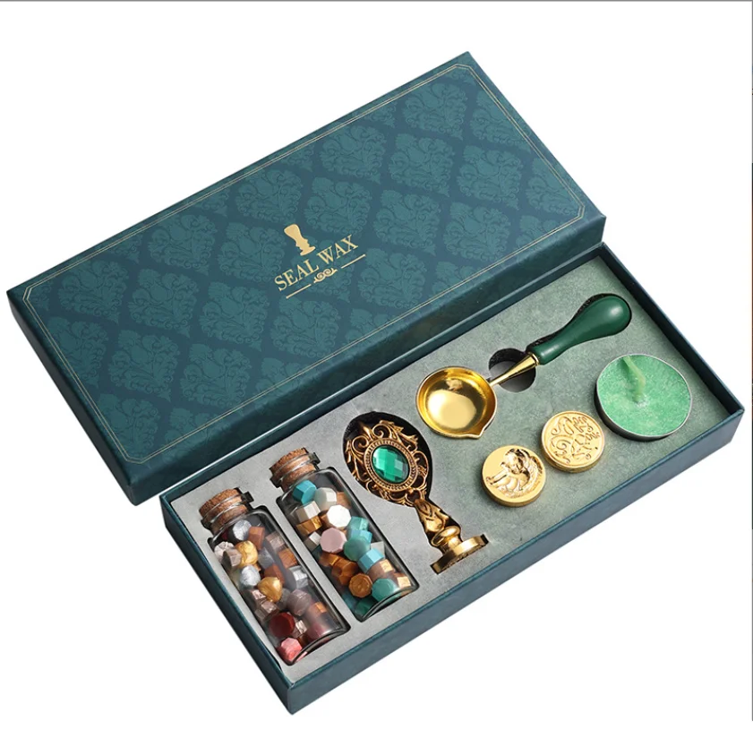 Wholesale Wax Seal Head Vintage Set Classic Vintage Wax Seal Stamp Kit