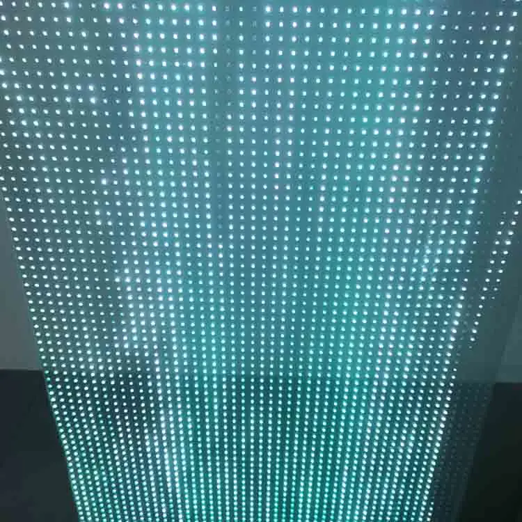reeflim crystal film self-adhesive led display soft screen 2mm thickness pantalla led flexible transparente