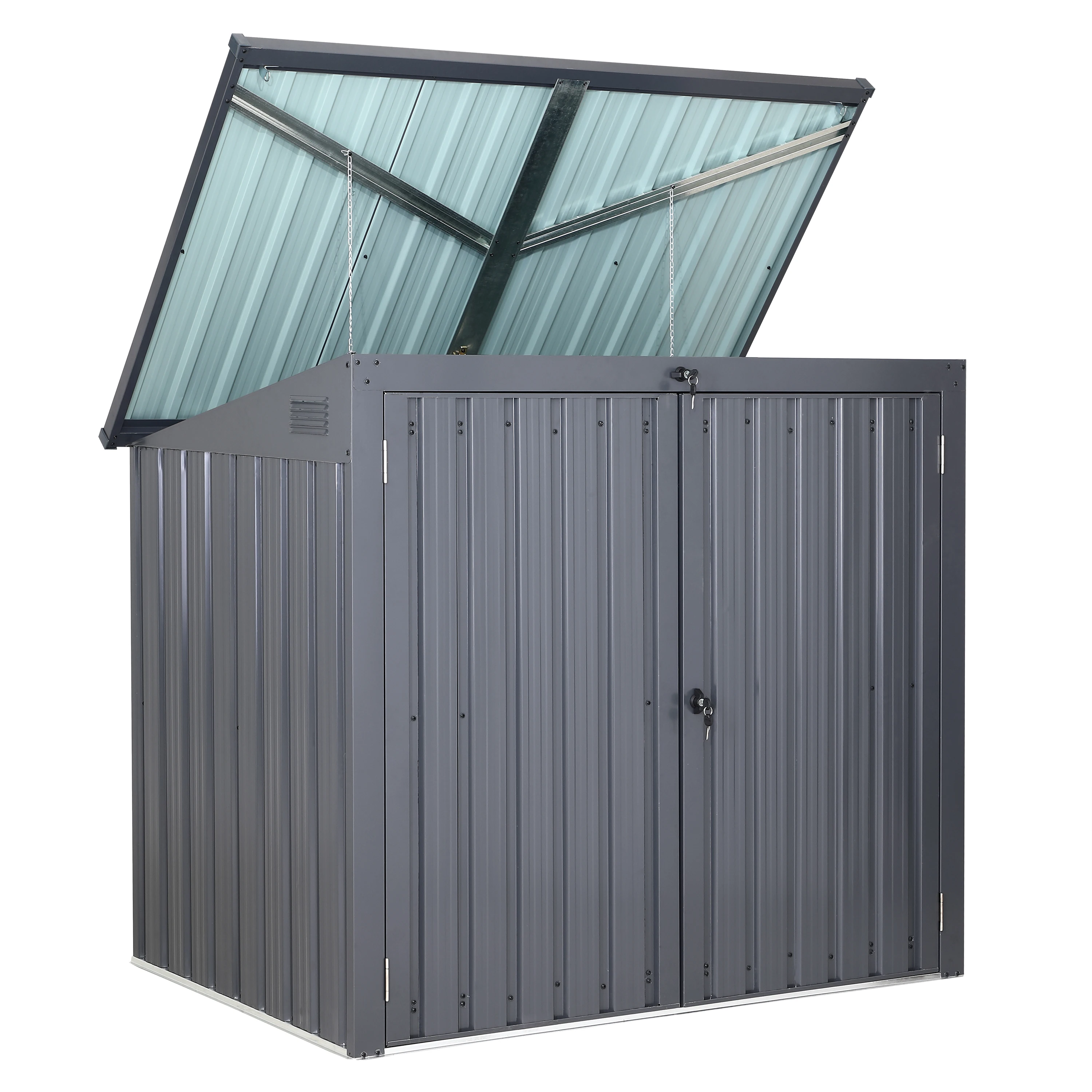 Bike Storage Garden Storage Box Waste Container Box Bin Store