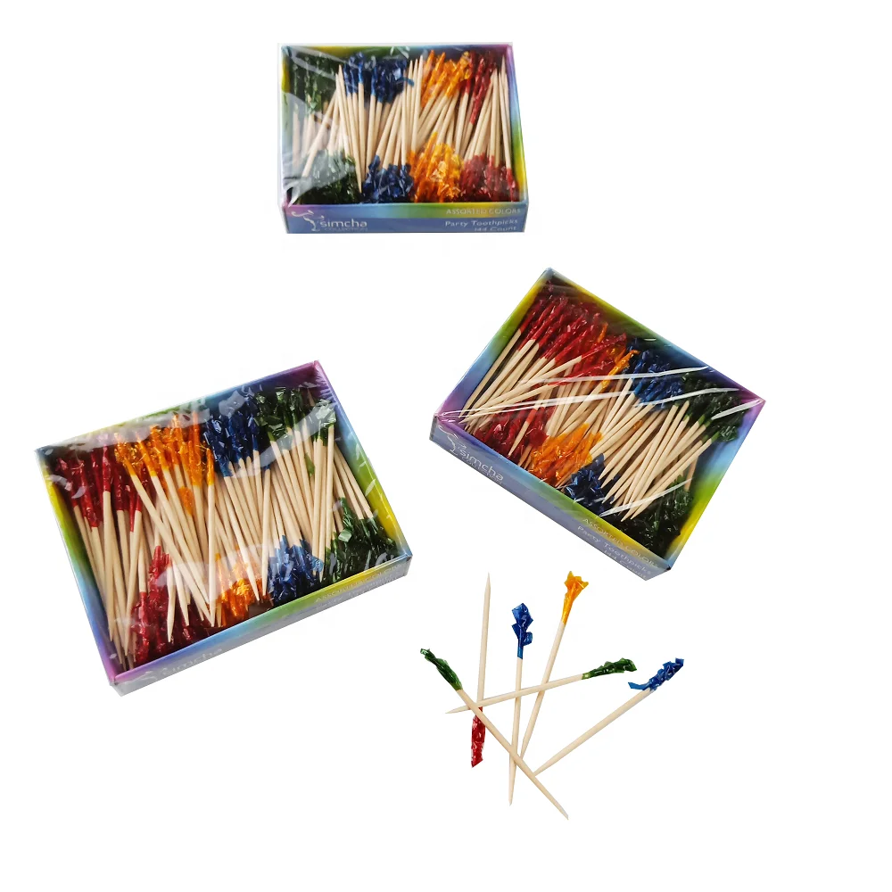 Packed Wood Wooden Pack Wholesale Tooth Pick Toothpick For Food