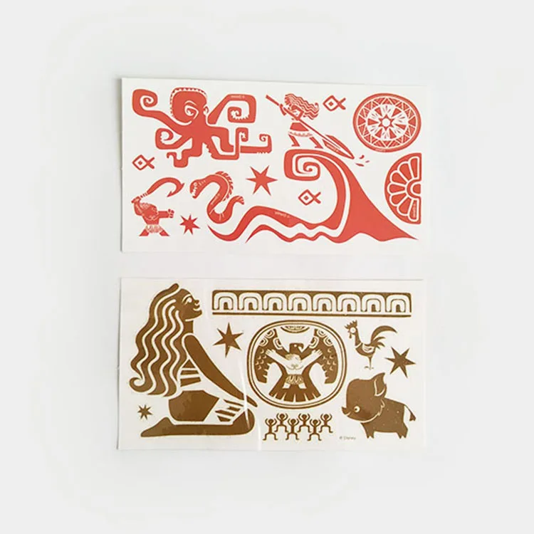 BSCI Audit Factory Hot Sales Custom Good Quality Printing Eco-friendly Safety Body Temporary Tattoo Stickers