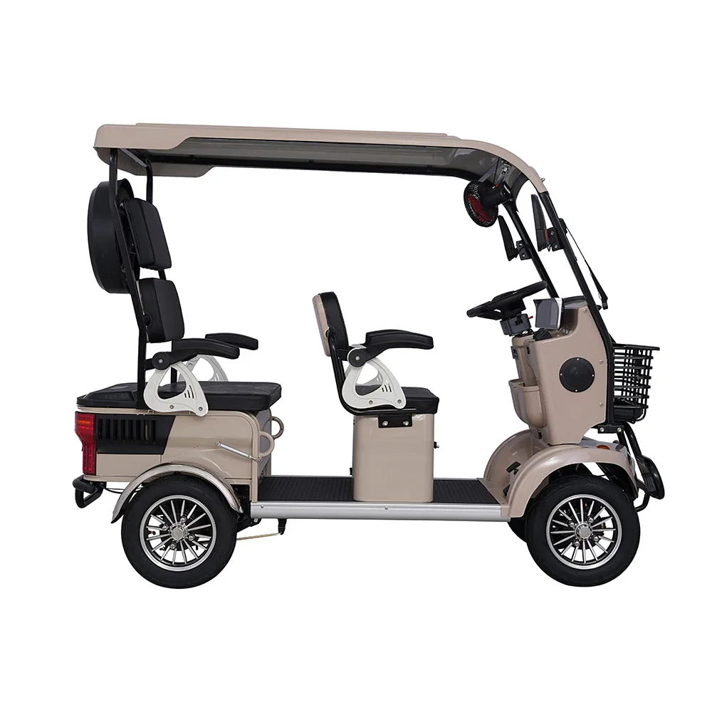 China Supplier Four Wheelers Electric Quadricycle 4x4 4 Person Electric Assist Quadricycle For Cargo