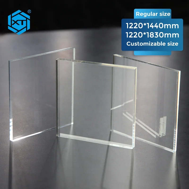 Custom Large Clear Transparent Decorative Acrylic Sheet For Sinage