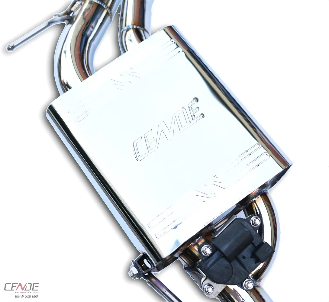 Factory Supply 76mm 3 inch Gr2 Titanium exhaust pipe muffler   for BMW 528i