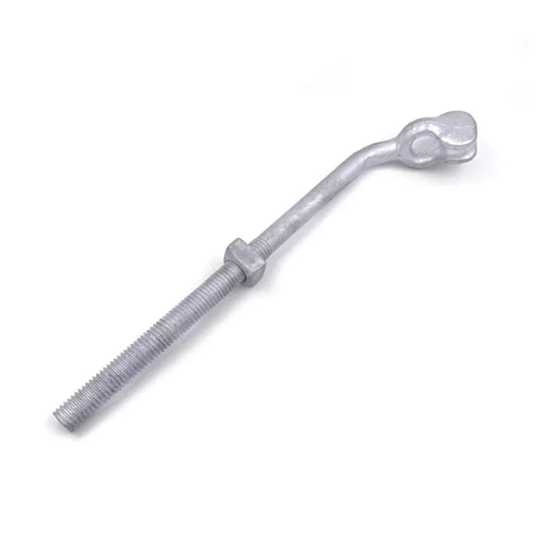 Pole Line Hardware Angle Thimble Eye Bolt3/4 5/8 angle thimble eye bolts