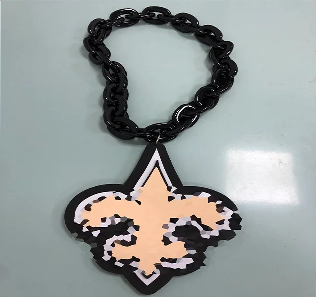 Wholesale Fanfave Fanchains Teams Loge Oversized 3D EVA Foam Football Baseball 32 teams fan chain craft