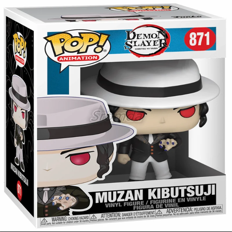 New POP Animation Figure Muzan Kibutsuji #871 Demon Slayer PVC Cartoon Figure 10cm Muzan Kibutsuji POP Model Toy