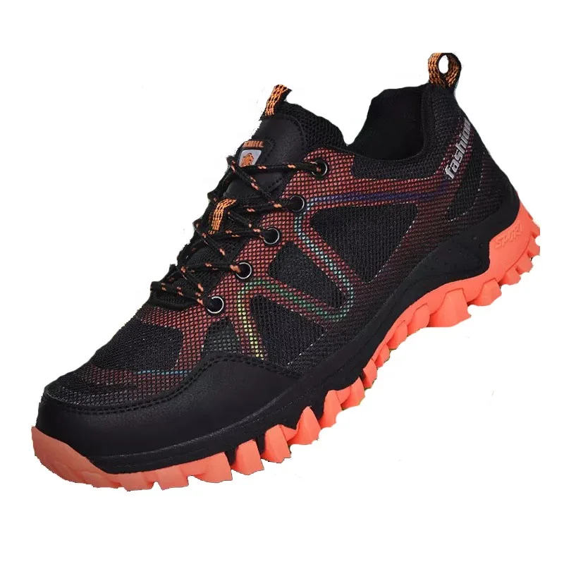 
dropshipping outdoor casual sports women hiking shoes OEM low cut trekking climbing mountain customized walking style men shoes 