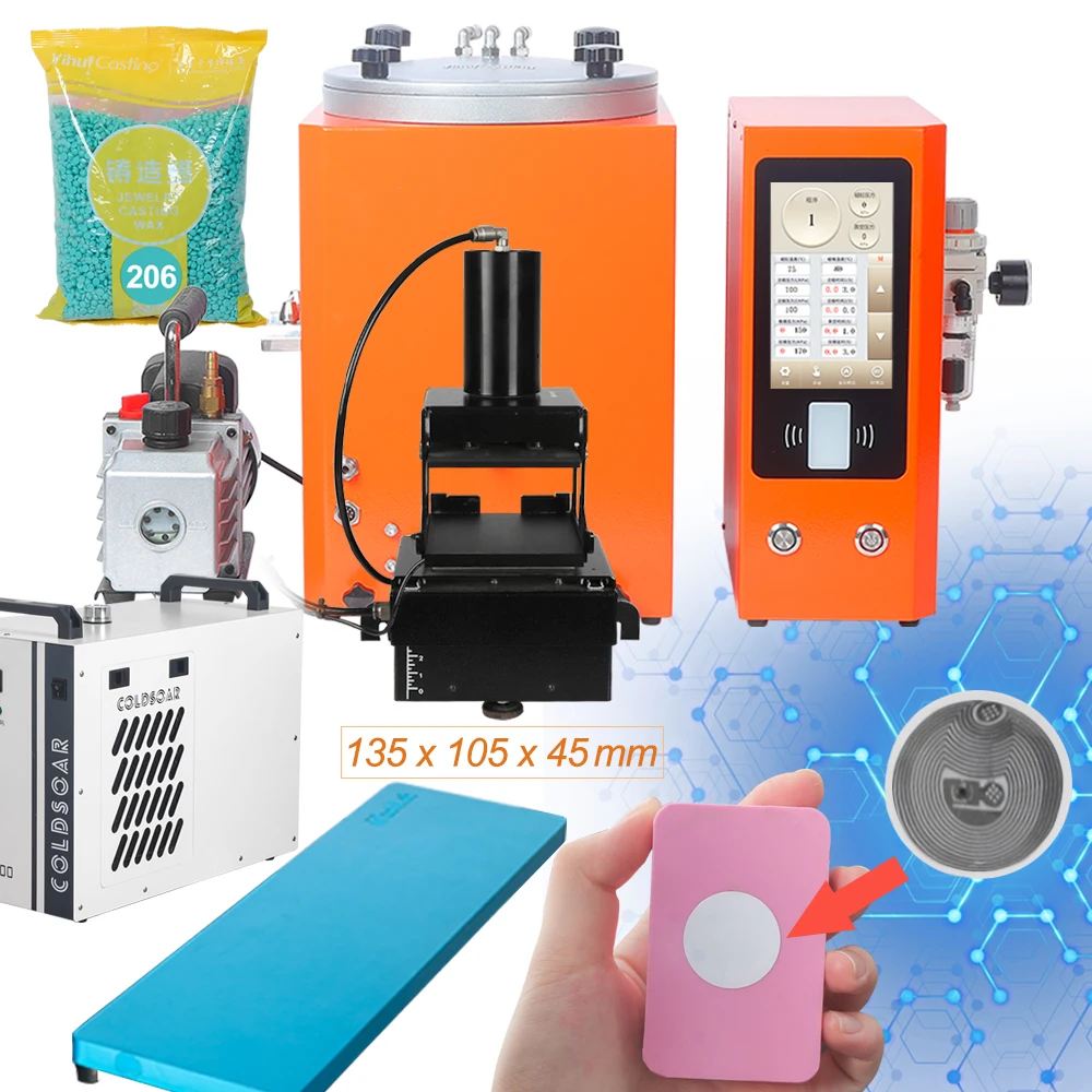 Цифровой вакуумный Воск Yihui с сенсорным экраном (отправляется небольшой зажим насос 100 чипов 1 кг Waxs)