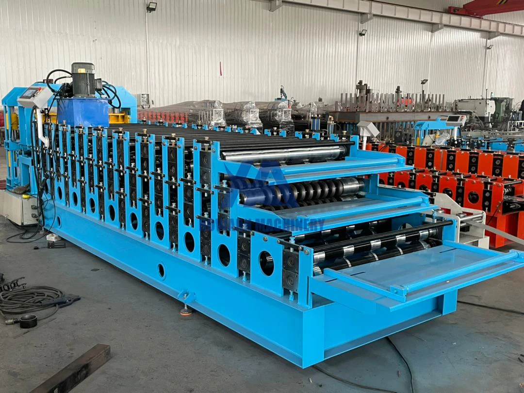 Cheap Price Three Layer Tile Roll Forming Iron Ibr Roof Sheet Making Machine