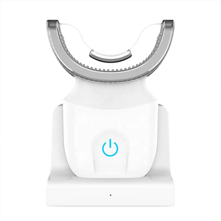 
Automatic Sonic Electric Toothbrush U Type Teeth Cleaner Usb Charging Whitening Blue Light Toothbrush Teeth Bacteria Cleaning 