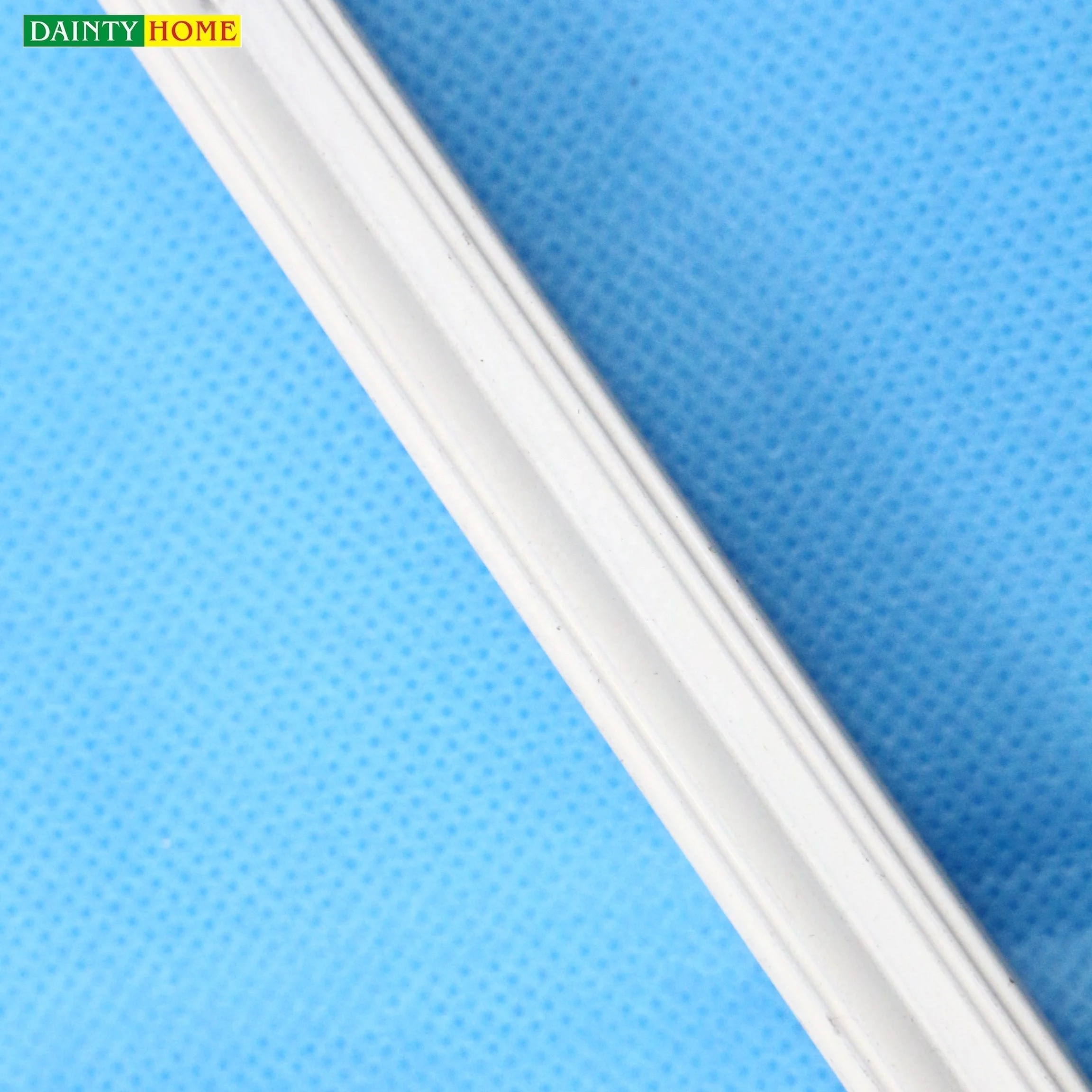 Low Profile Aluminum Curtain Track White Ultra-thin Curved Ceiling Mount Micro Mini Curtain Track Rail