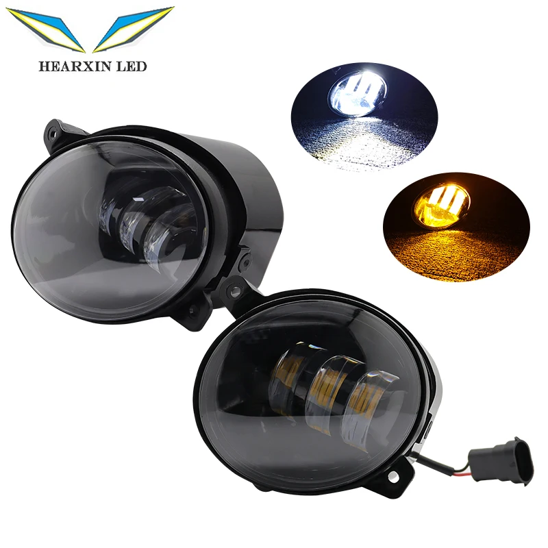 Hearxin 4inch Led Fog Lamp Projector Led Driving Spot Auxiliary Light Offroad 4x4 Led Off Road 30W Fog Lights Lighting