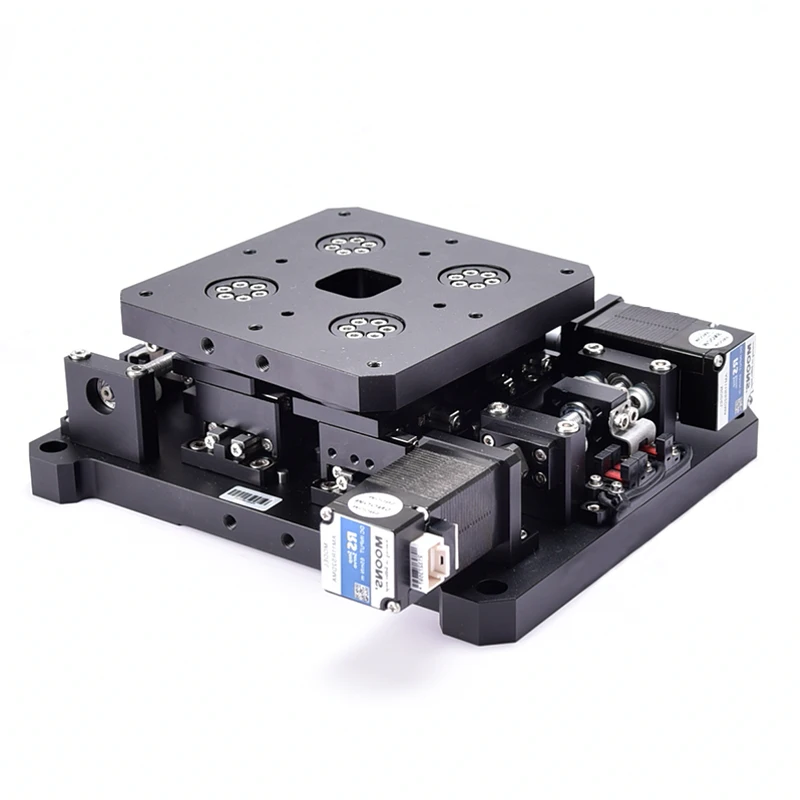 C&K 120*120mm Factory Selling UVW Electric Positioning Stage Multi Axis Translation Stage For Optical Instrument Motorized Stage