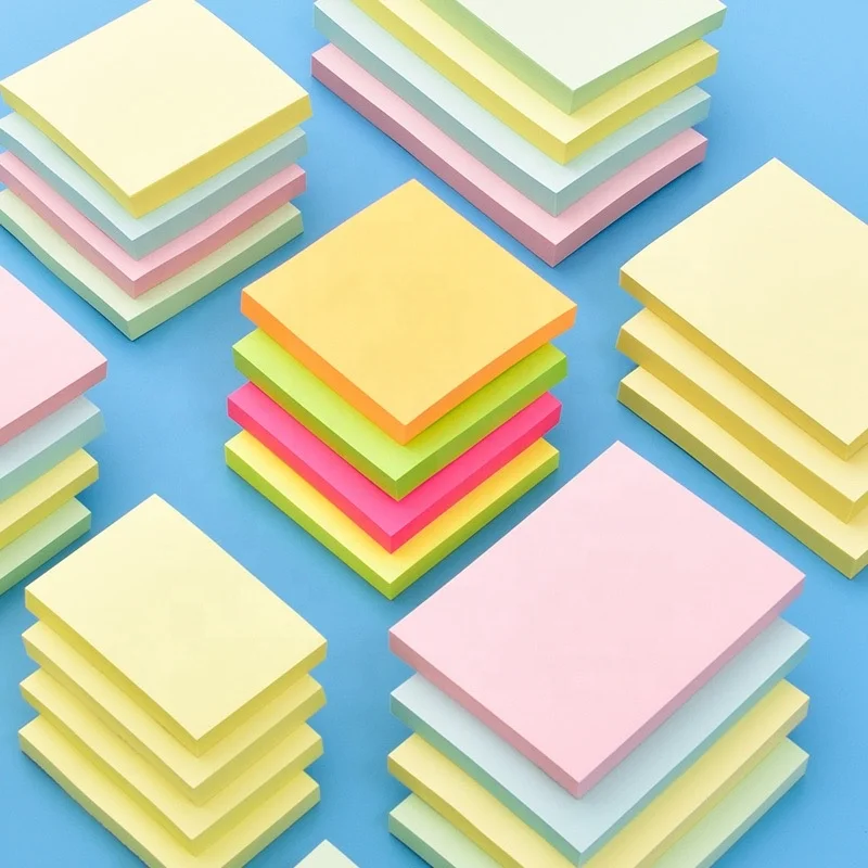 Amazon Hot Sale Sticky Note Pad 3x3 Inches Note Sticky