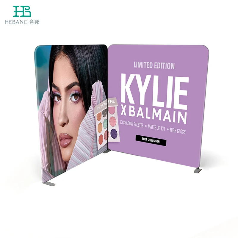 Factory Price Backdrop Banner Aluminum Frame Tension Fabric Pop Up Display