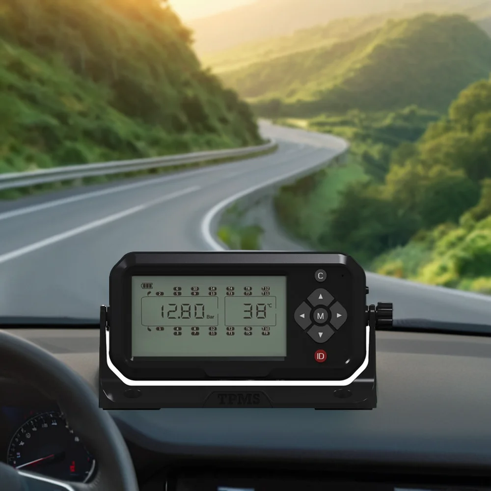 CE Certified Digital TPMS Tire Sensor Tire Pressure Monitoring System for 6-8 Recreational Vehicles Max Pressure 200psi