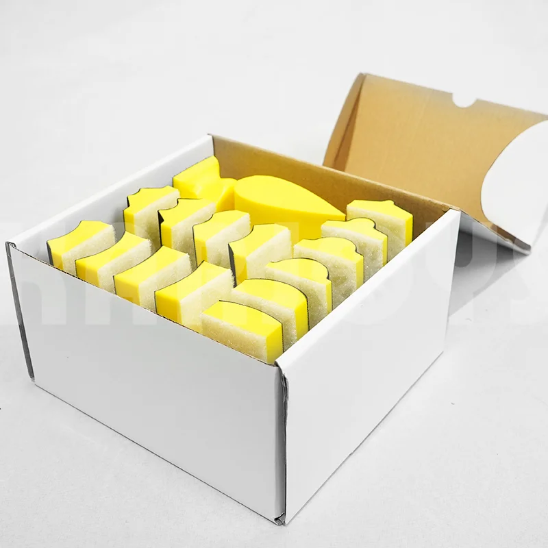 16 Pieces  Grinding Block Kit Hand Polishing Pad Sanding Blocks For Car Body Polishing