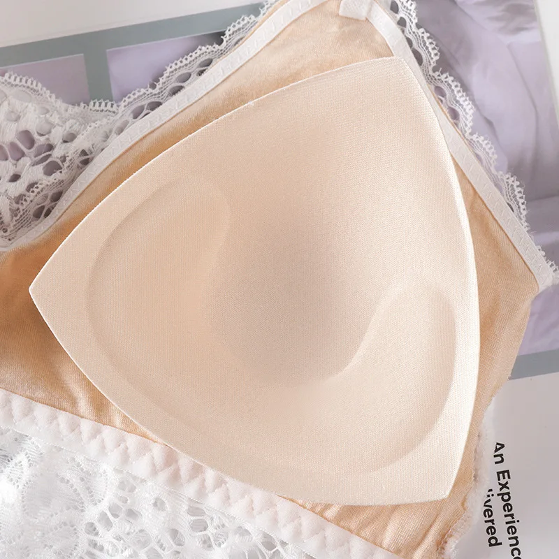 lace thin triangular cup two-color transparent chest wrapped in summer beautiful back seamless steel ring tube top