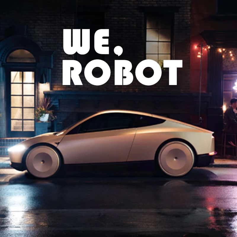Новый автомобиль TESLA ROBOTAXI Cybercab автономные автомобили robotaxi robo van роботы электромобили будущего интеллекта