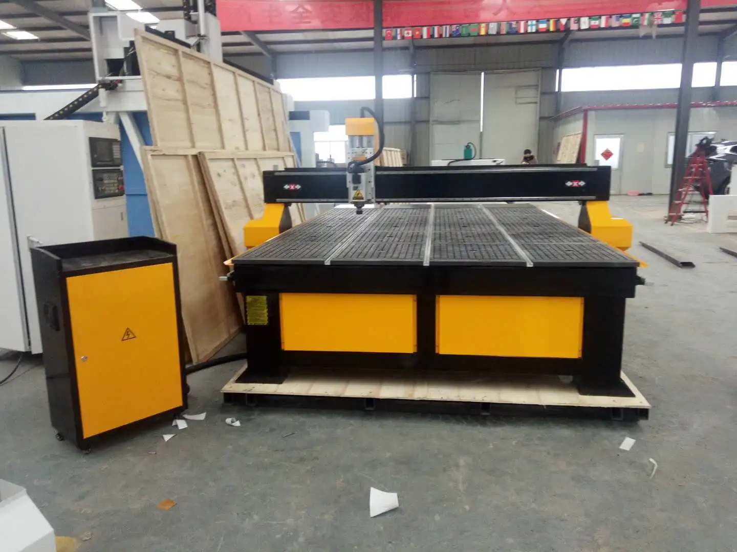 Hot 5.5kw water cooling spindle 2040 cnc router wood PVC MDF cutting engraving machinery