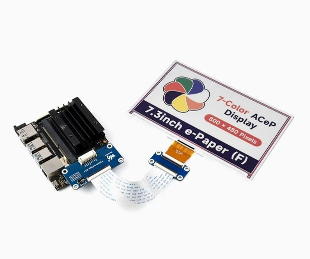 7.3inch e-Paper (F) 7.3-inch 7-color electronic ink screen module label screen SPI communication