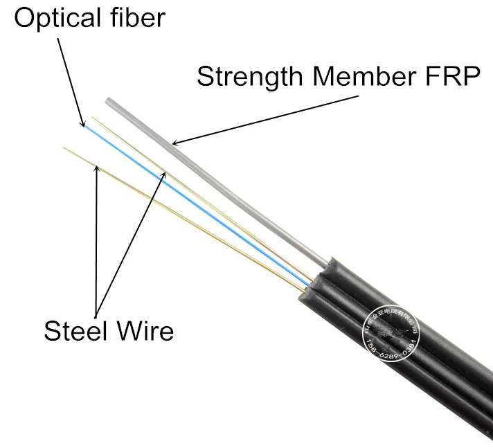 FTTH открытый оптоволоконный кабель 1 ядро simplex