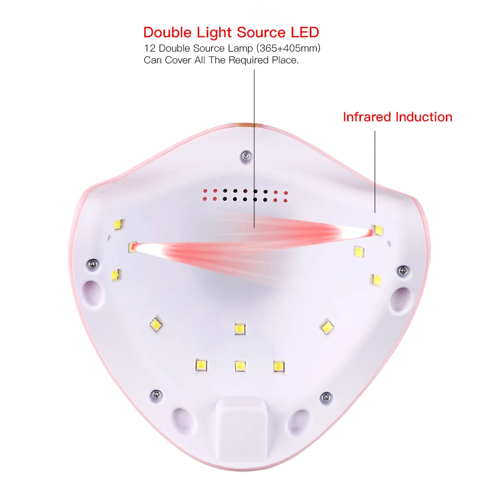 Оптовая продажа, профессиональные инструменты для маникюра, портативная лампа для ногтей, перезаряжаемая ультрафиолетовая Светодиодная лампа для ногтей