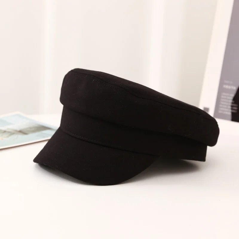 Czelrine hot sale high quality adjustable big pearl round 100% wool french style adult women beaded beret hat cap for ladies