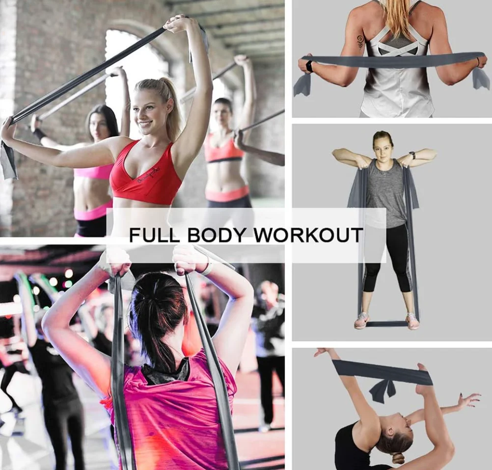 Resistance Bands Professional Long Non-Latex Elastic Stretch Bands Exercise Bands