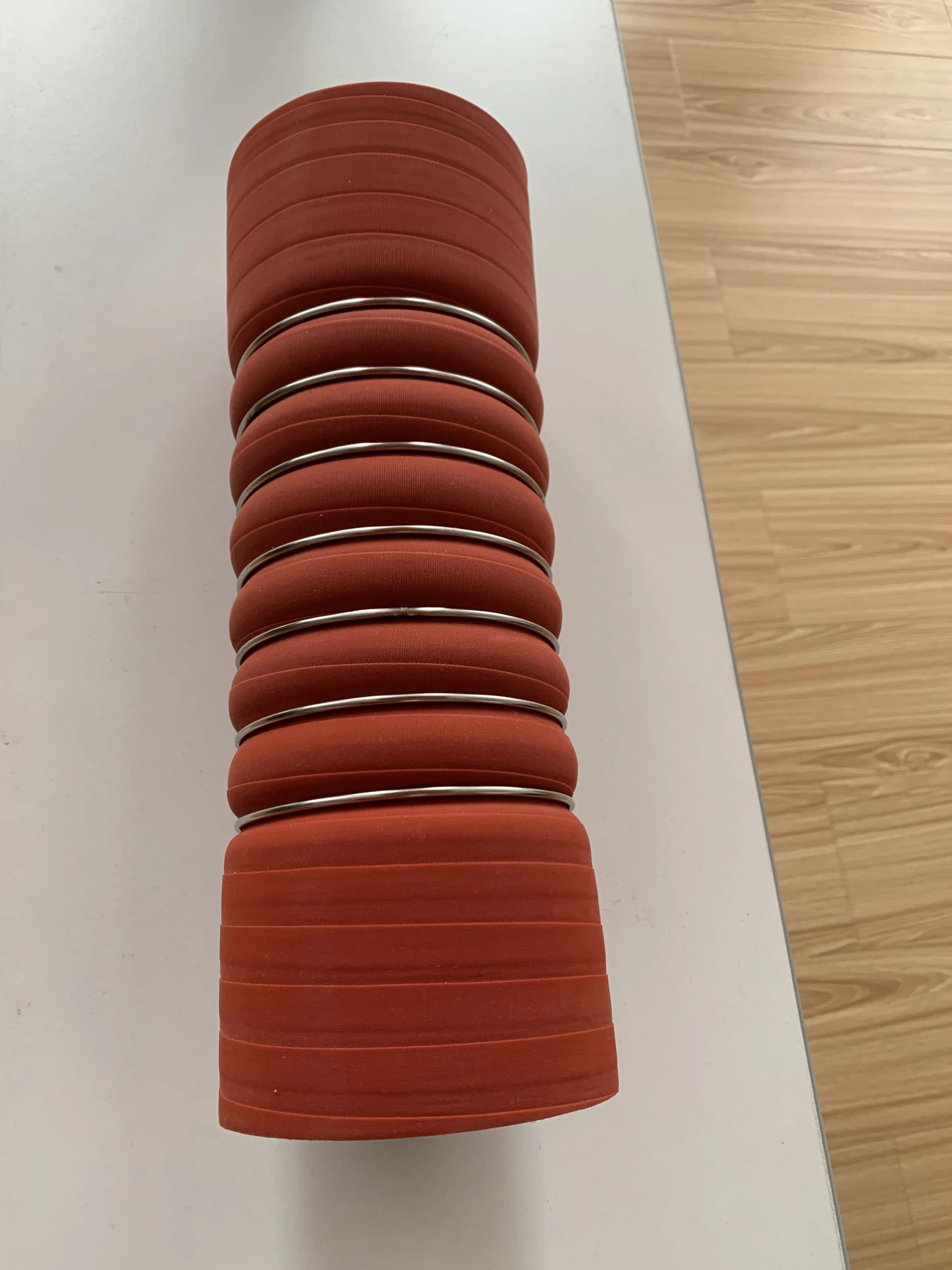 HV-SH21 Turbo hose / Silicone Hose for Truck (D=4inch L=12.5inch with 7 rings)