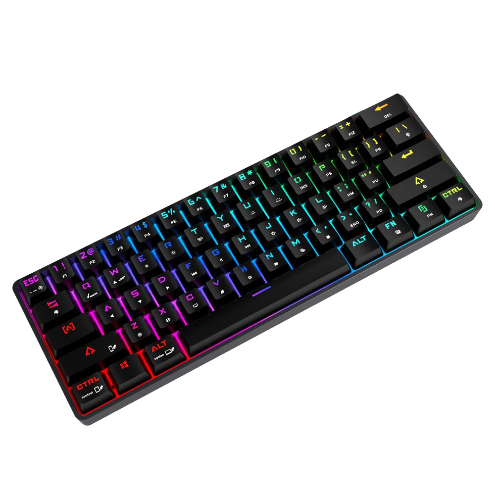 Wholesale High Quality Case PCB Wholesale Switches RGB USB Type C Technology China Black Wireless Mechanical Keyboard No Rgb T/T