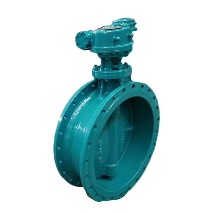 DN200-DN2000 EN593 EPDM уплотнительный клапан изготовленный фланцевый двойной эксцентриковый Клапан-Бабочка