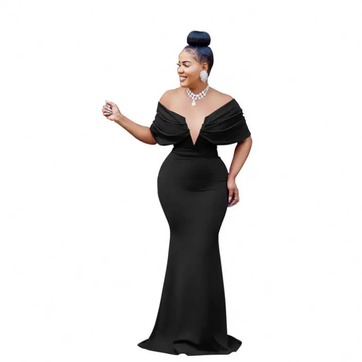 Casual Custom Ladies Luxury Golden Midi Dresses Party Sexy Dresses with Back Straps Beautiful Party Long Strapless Dresses