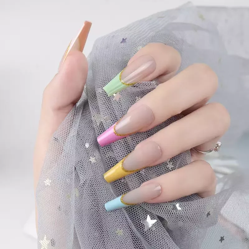 Wholesale Artificial Fingernails Private Label False Nails Tips Luxury Press On Nails For Women