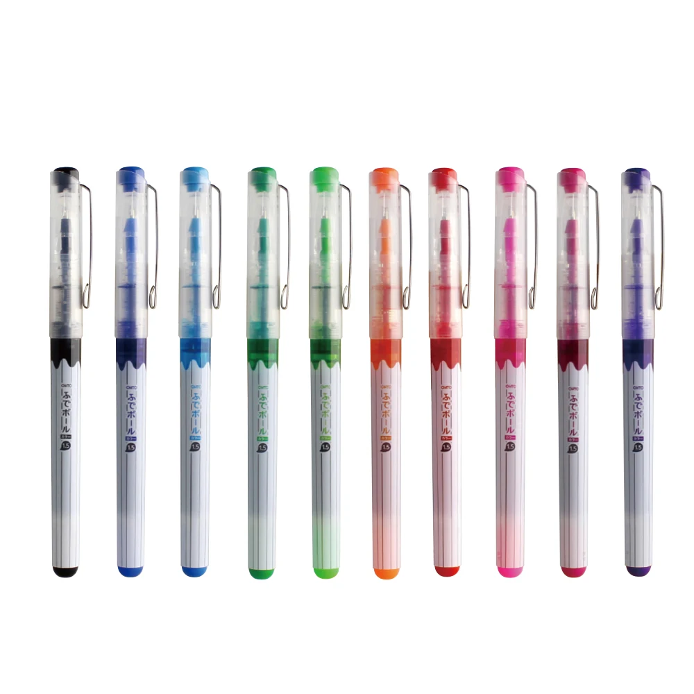New type stylish variety characters proof point gift set ball roller pens