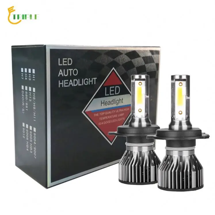 2022 New With Lens High Low Beam Canbus 24V 12v Auto H4 Car Led Headlight for Truck