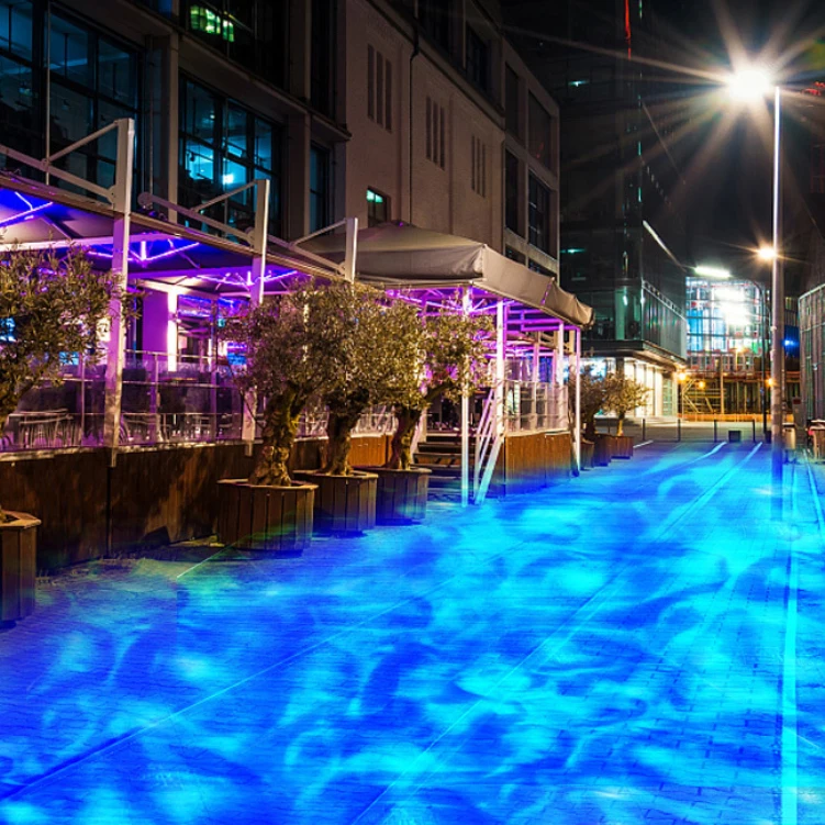 Promotion Advertising Gobo Projector Lights Outdoor Waterproof Ambient Rotating Logo Aurora Borealis Projector Lamp