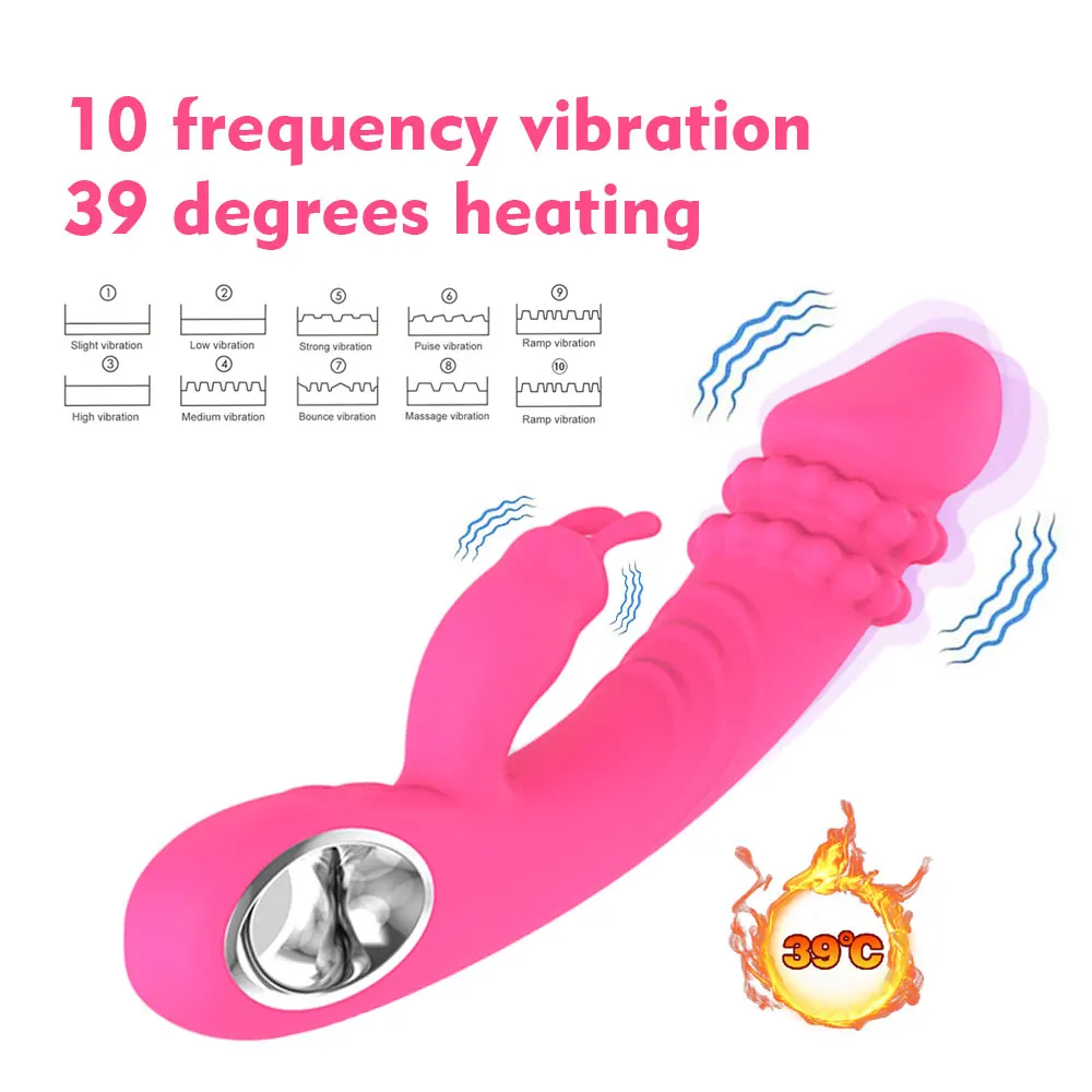 Rabbit Vibrator Waterproof Mute G Spot Vibrator Stimulation Massage Vibrators For Women