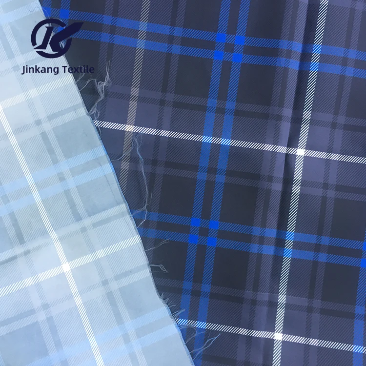 
Polyester micro fiber matte taffeta 300T fashion berry check design digital print dimensional back cire calendar 
