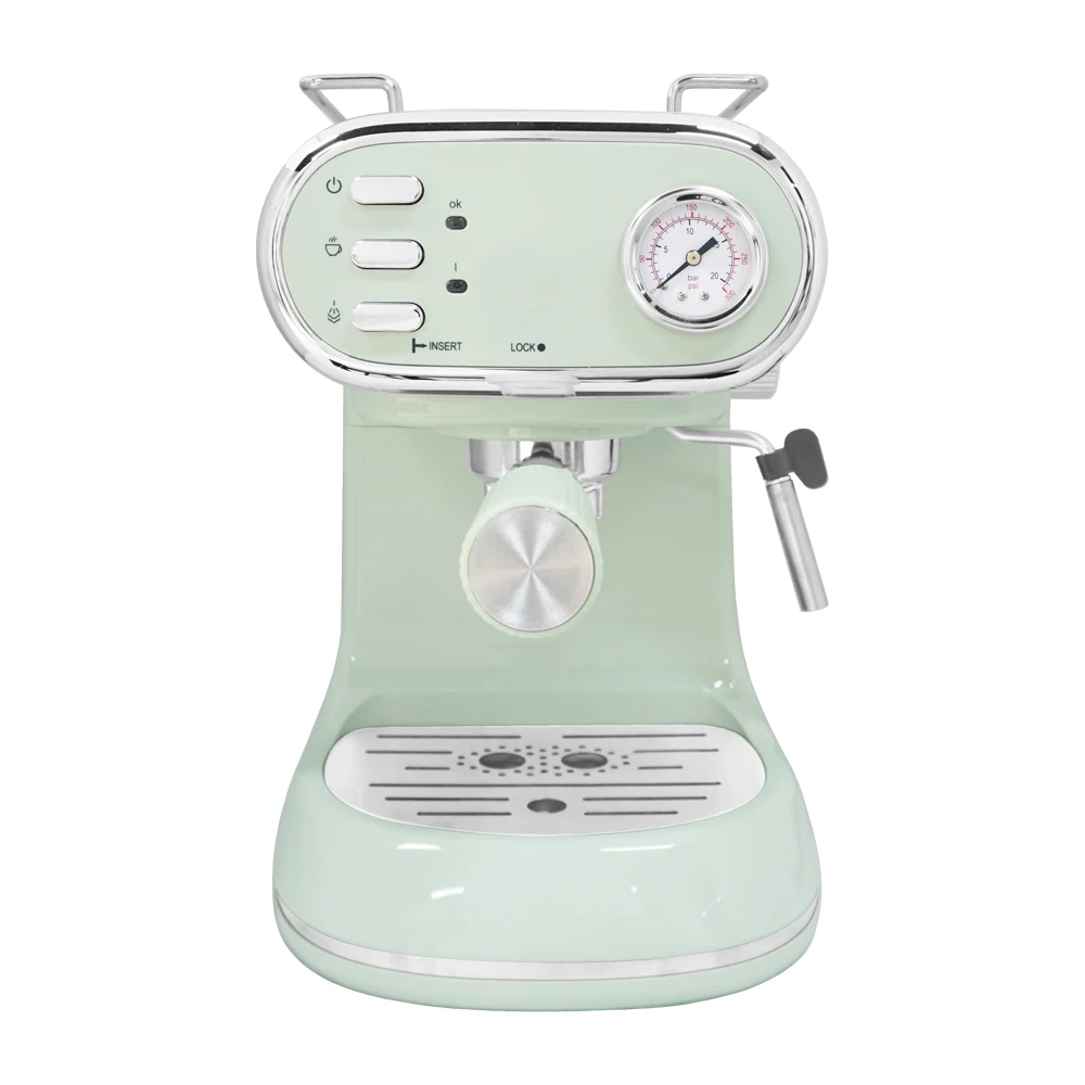 15Bar Easy to Clean Semi-automatic Espresso Coffee Machine Professional Commercial Warm Cup Coffee Maker with High Pressure Pump