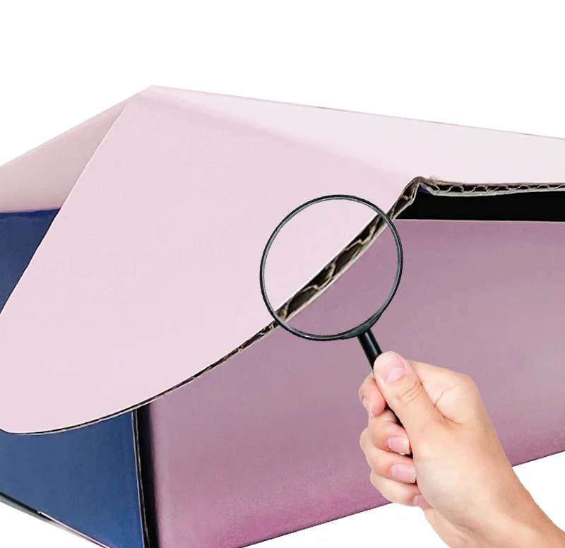 Custom Brand Logo Printing Pink Custom Corrugated Shipping Box Pink Color Logo Print Locking Mailer Packaging Mailing Box
