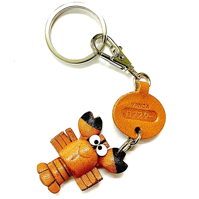 Designs highly detailed artwork zoos leather keychain animals in bulk