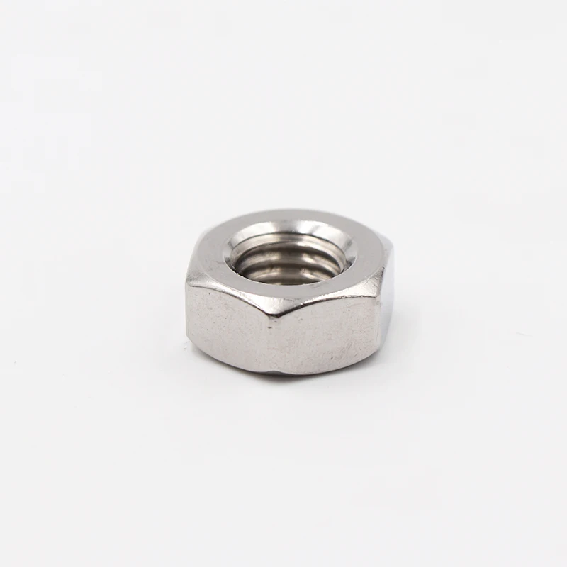 Factory Price Din934 Stainless Steel Hex Nut In M3 M4 M5 M6 M8 M16 M24 Sizes Polished Finish