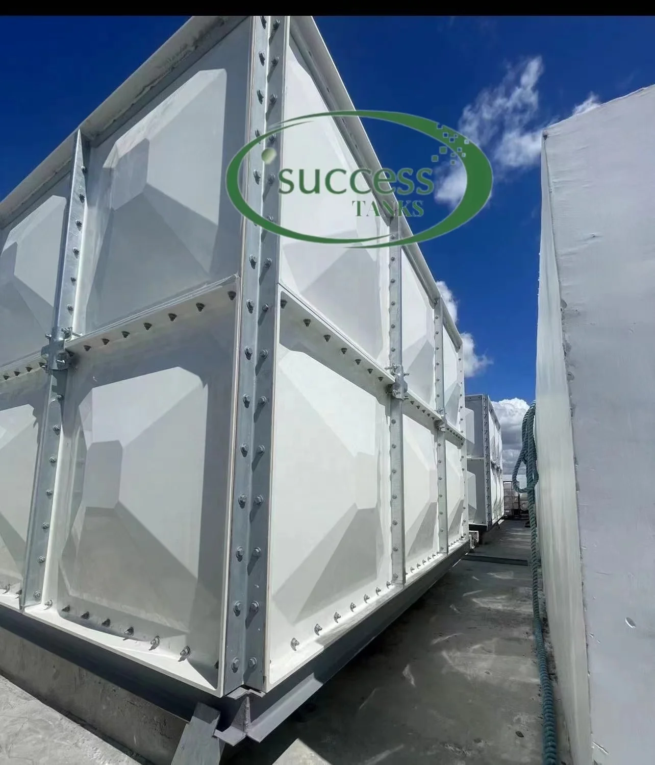 Fiberglass SMC Water Storage Tanks China Reinforced Polymer FRP SMC Water Tank Panel FRP/GRP Sectional Water Tank